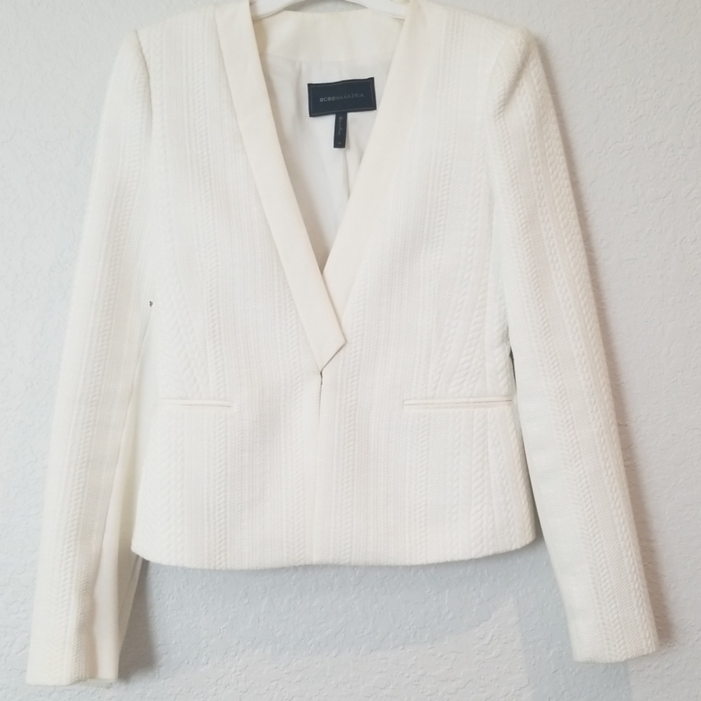 BCBG White Blazer